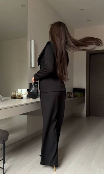 Жіночий костюм з широкими штанами 3280jw фото